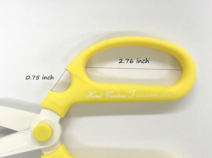 Flower Scissors Hand Creation F-170 (Yellow, 170mm)