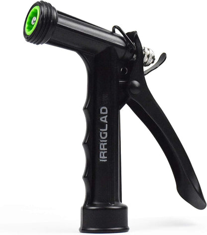 Hose Nozzle 2 Pack, Full Size Pistol Grip Water Nozzle Sprayer with Threaded Front, High Pressure Nozzle, Adjustable Spray Water Flow for Watering Plants, Showering Pet, Washing Car, Cleaning