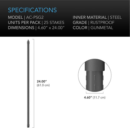 Garden Plant Stakes 36 ".