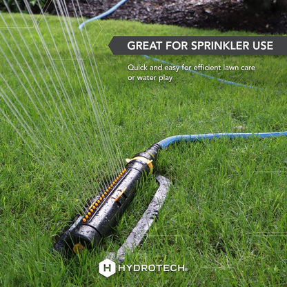 FlatJacket 5/8" 25 ft Garden Hose with Patented Force Control Technology- Flexible, Kink-Free, Lightweight Hose for Lawn, Garden, Car Washing, Deck and Patio Cleaning
