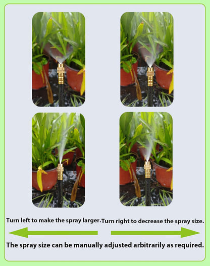 360° Adjustable Drip Irrigation Sprinkler Kit – Garden Watering System
