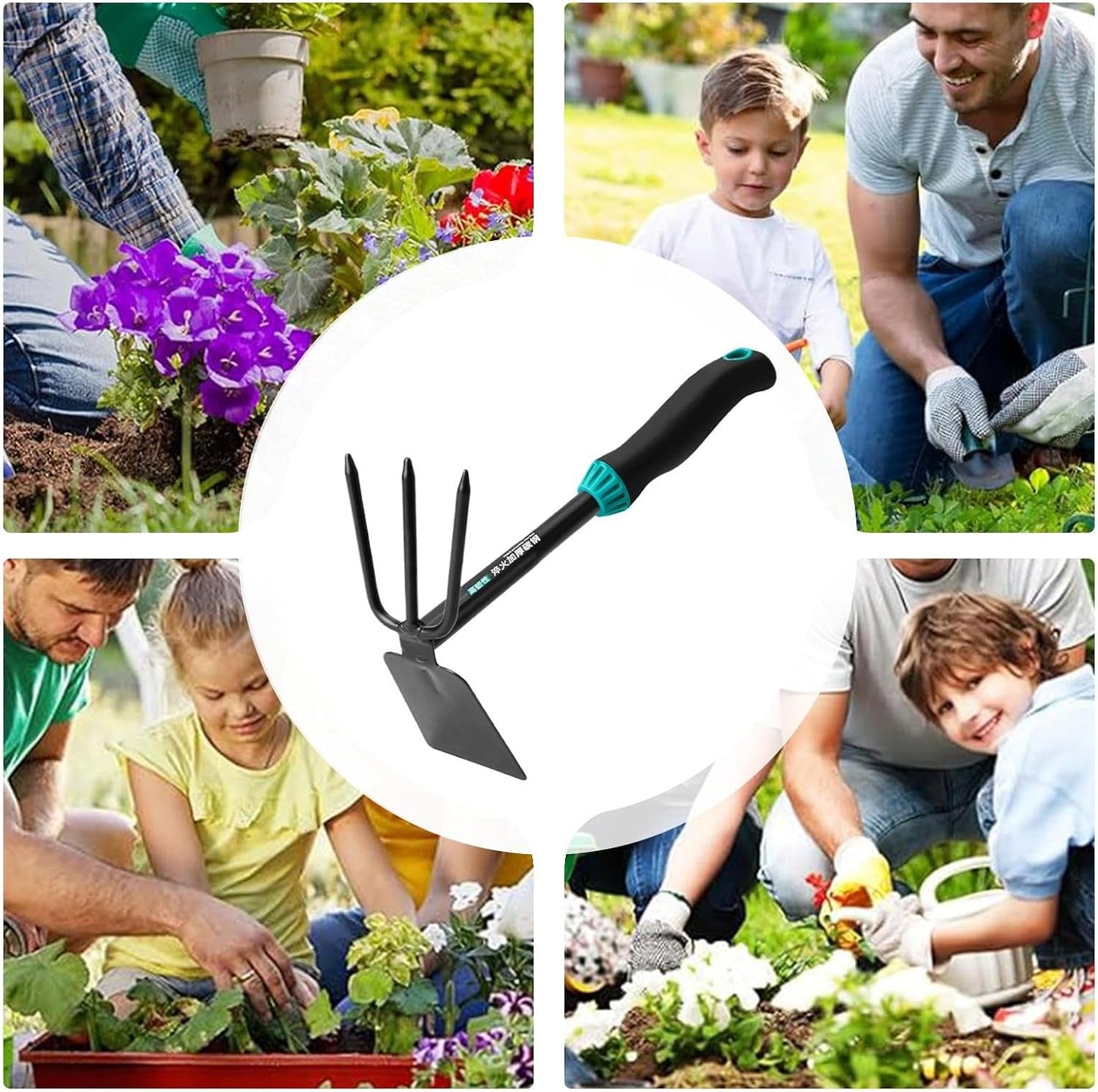 Premium Garden Trowel, Hand Tool for Planting, Stainless Steel Small Shovel with Ergonomic Handle, Transplant Shovel for Flowers Vegetables and Greenhouse Use, Digging Rake for Backpacking