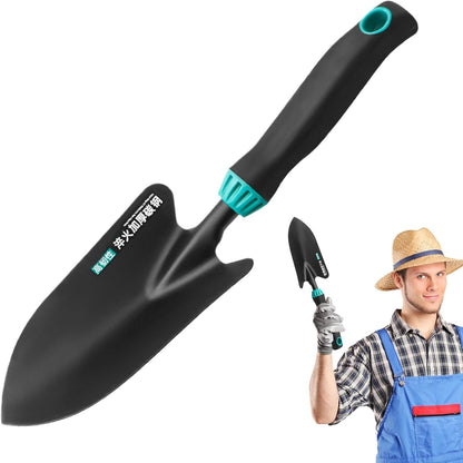 Premium Garden Trowel, Hand Tool for Planting, Stainless Steel Small Shovel with Ergonomic Handle, Transplant Shovel for Flowers Vegetables and Greenhouse Use, Digging Rake for Backpacking