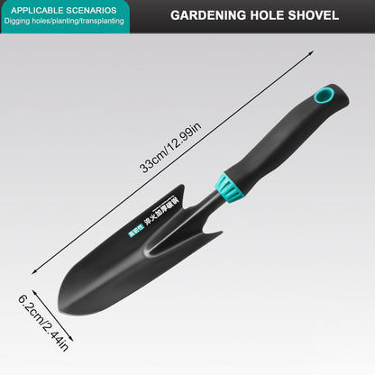 Premium Garden Trowel, Hand Tool for Planting, Stainless Steel Small Shovel with Ergonomic Handle, Transplant Shovel for Flowers Vegetables and Greenhouse Use, Digging Rake for Backpacking