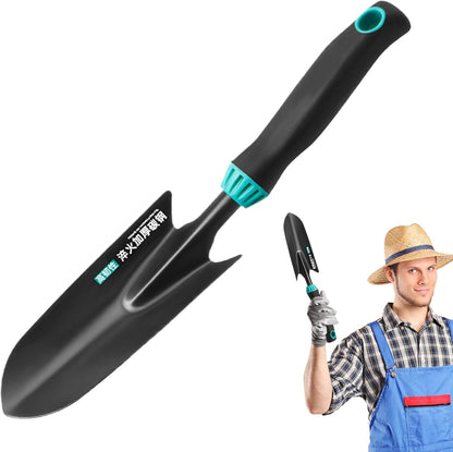Premium Garden Trowel, Hand Tool for Planting, Stainless Steel Small Shovel with Ergonomic Handle, Transplant Shovel for Flowers Vegetables and Greenhouse Use, Digging Rake for Backpacking