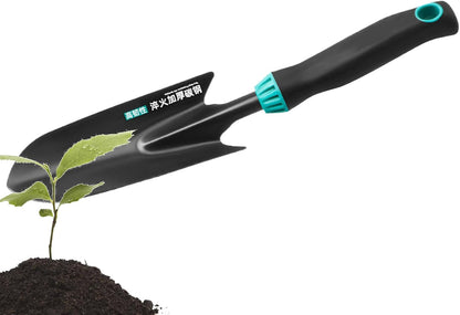 Premium Garden Trowel, Hand Tool for Planting, Stainless Steel Small Shovel with Ergonomic Handle, Transplant Shovel for Flowers Vegetables and Greenhouse Use, Digging Rake for Backpacking