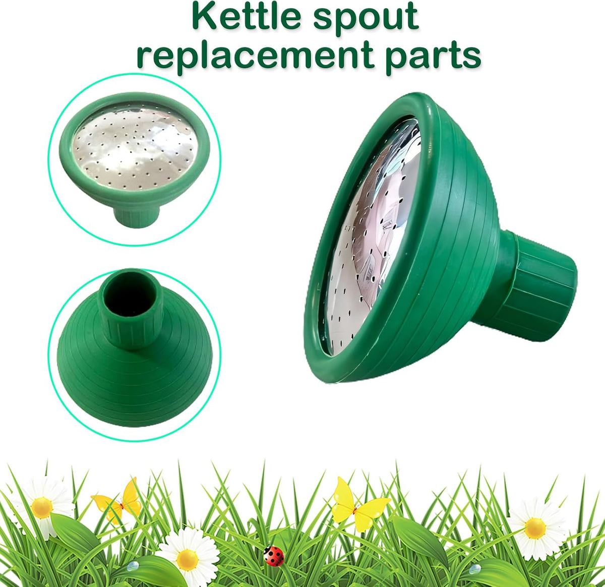 2 Pcs Watering Can Rose Head Replacement, Garden Watering Can Sprinkler Head for Most Garden Watering Cans
