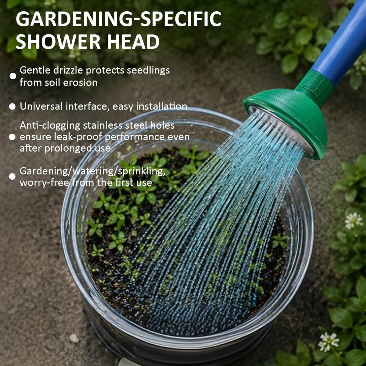 2 Pcs Watering Can Rose Head Replacement, Garden Watering Can Sprinkler Head for Most Garden Watering Cans