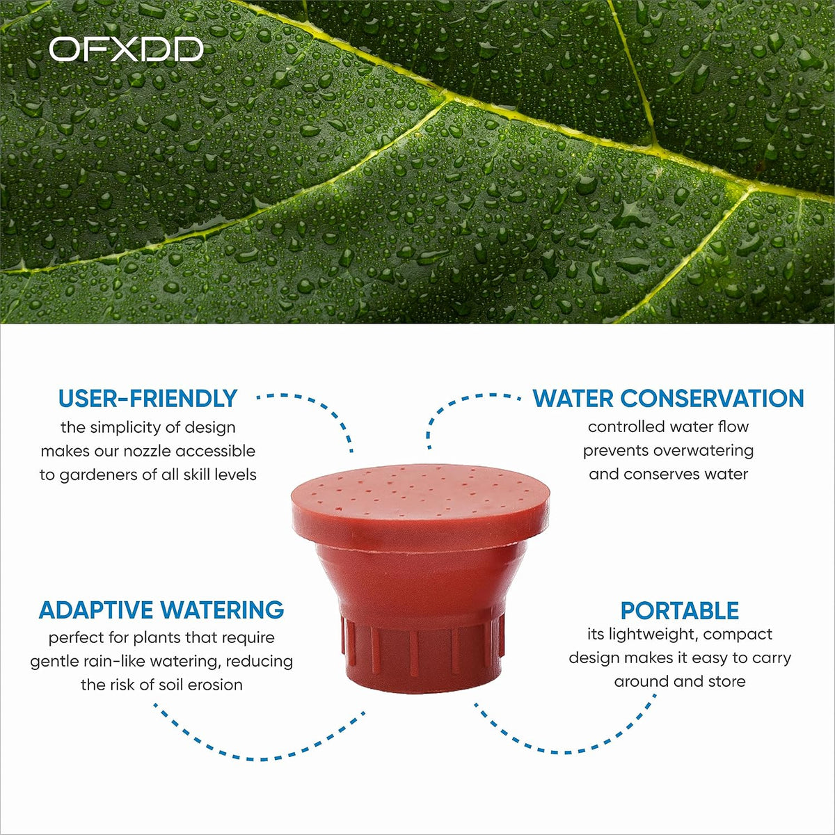 Watering Can Nozzle 3 Pcs - Plastic Bottle Top Waterers - Bottle Cap Sprinkler for Vegetables, Plants - Replacement Gardening Watering Nozzle for Bottle