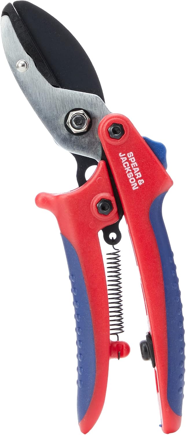 5559BS Razorsharp Vintage Style Bypass Pruners, Black & Silver