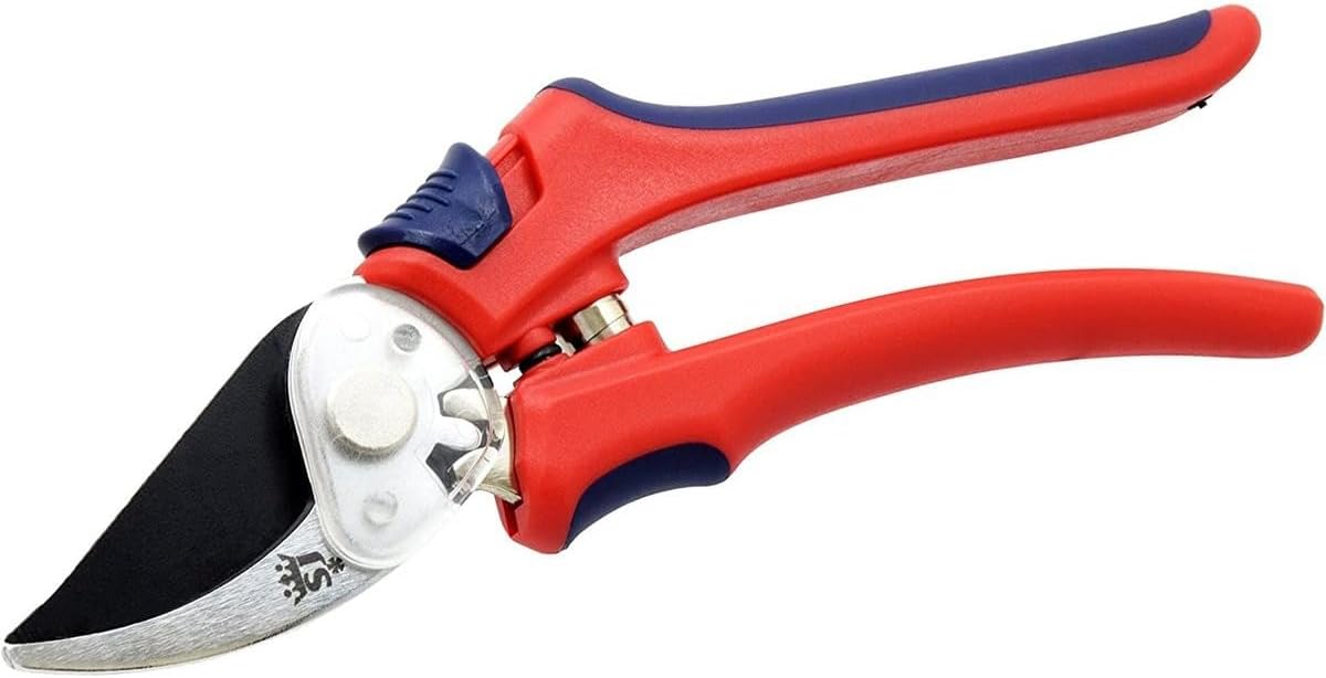 5559BS Razorsharp Vintage Style Bypass Pruners, Black & Silver
