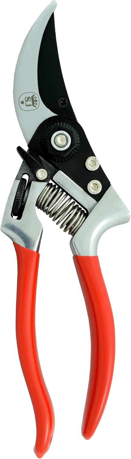 5559BS Razorsharp Vintage Style Bypass Pruners, Black & Silver