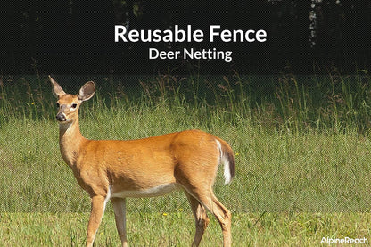 Garden Netting 7.5 x 65 ft Heavy Duty Bird Net, Deer, Plant Protection Extra Strong Woven Mesh, Reusable Kit with Zip Ties, Animal Fencing for Fruits Trees, Black