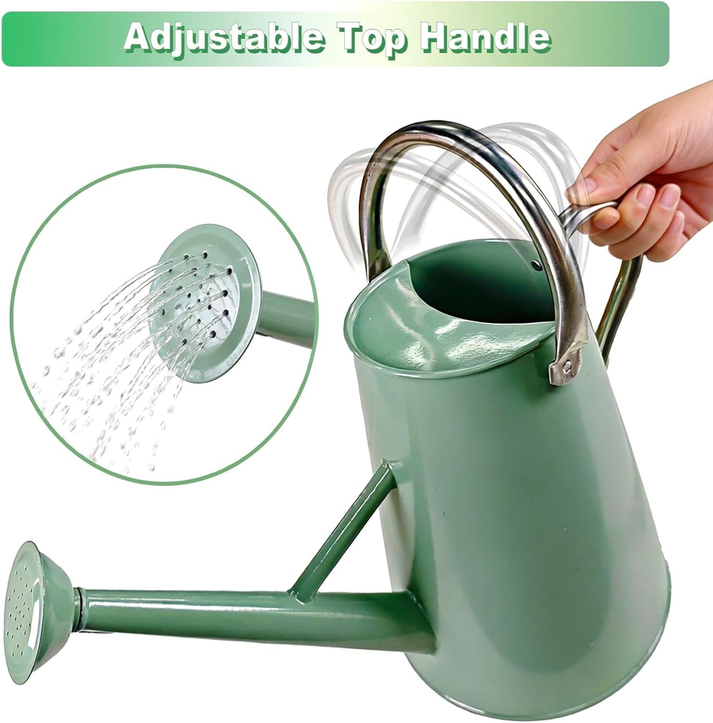 1.5 Gallon Large Watering Can for Outdoor&Indoor Plants