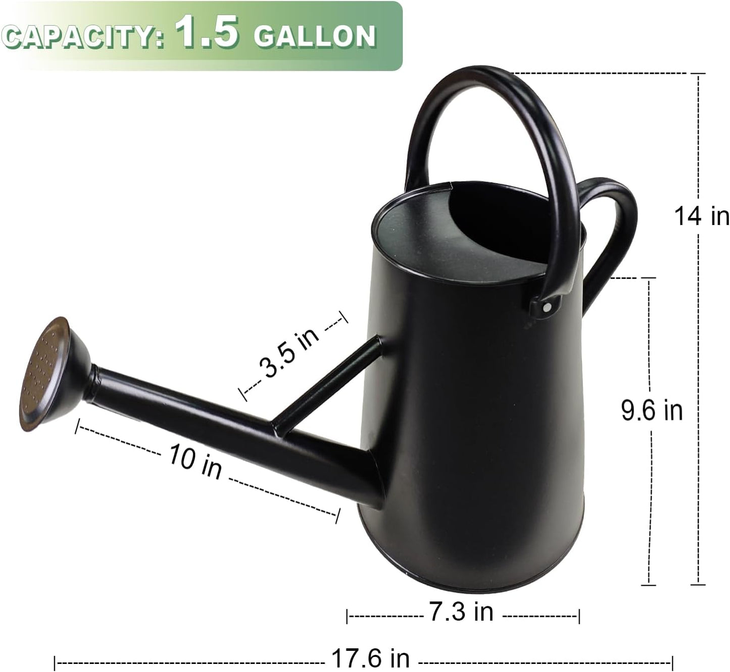 1.5 Gallon Large Watering Can for Outdoor&Indoor Plants