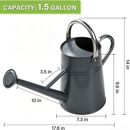 1.5 Gallon Large Watering Can for Outdoor&Indoor Plants
