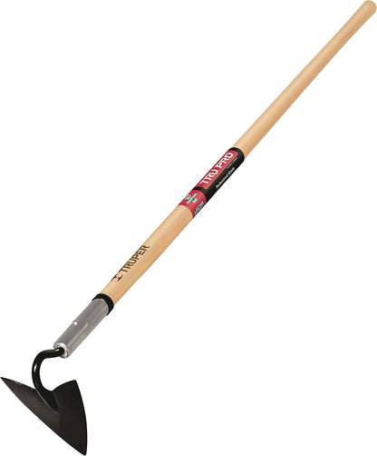 TruPro 7-Inch Forged Onion Hoe, 54-Inch Premium North American Ash Wood Handle, Heavy-Duty Professional Garden and Agricultural Cultivating Tool (Model 33571 / ATO-X)