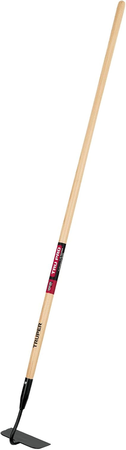TruPro 7-Inch Forged Onion Hoe, 54-Inch Premium North American Ash Wood Handle, Heavy-Duty Professional Garden and Agricultural Cultivating Tool (Model 33571 / ATO-X)