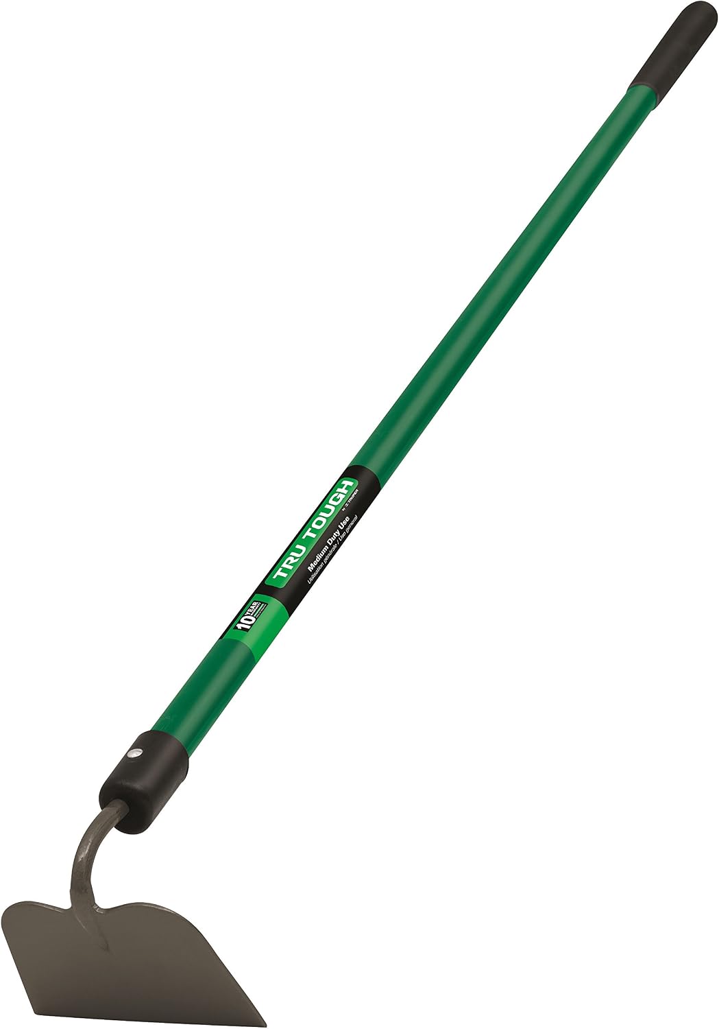 TruPro 7-Inch Forged Onion Hoe, 54-Inch Premium North American Ash Wood Handle, Heavy-Duty Professional Garden and Agricultural Cultivating Tool (Model 33571 / ATO-X)
