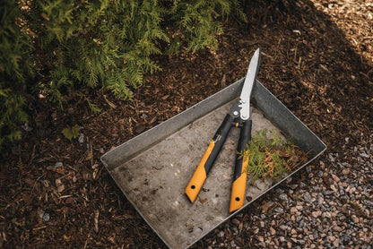 PowerGear X Hedge Shear HSX92, Non-Stick Coating, Steel Blades, Length: 63 cm, Black/Orange, 1023631