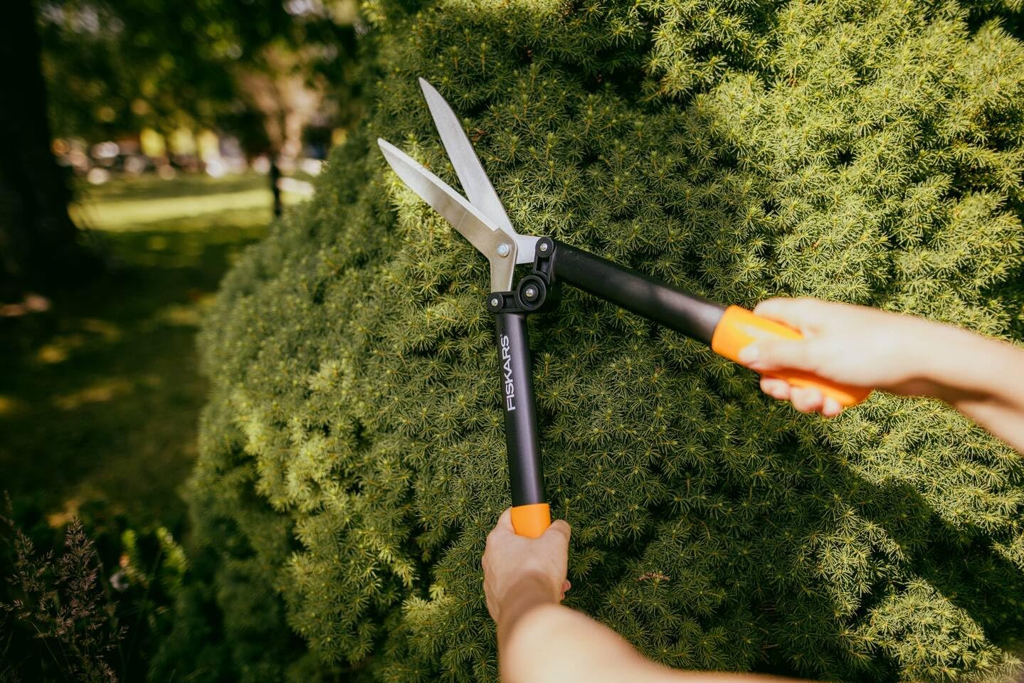 PowerGear X Hedge Shear HSX92, Non-Stick Coating, Steel Blades, Length: 63 cm, Black/Orange, 1023631