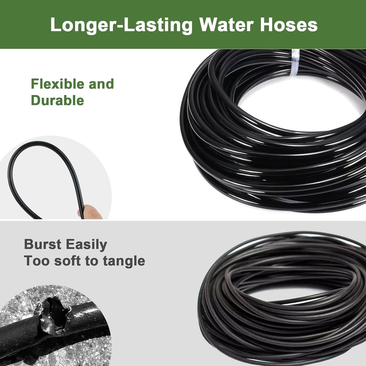 Drip Irrigation Kit for Garden, Quick-Connect Plant Watering System 230FT
