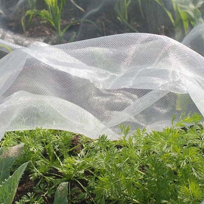 Garden Mesh Netting Kit, 10 * 33ft Ultra Fine Netting with 6pcs Garden Hoops for Raised Beds, Plants Cover Net for Vegetable Fruit, Animals Barrier Protection Greenhouse Row Cover