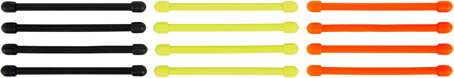 Gear Tie Original ProPacks - Reusable Rubber Twist Ties for Indoor & Outdoor Use - Bendable Wire Interior - Durable Rubber Exterior - Secure Grip - Black, 18" (6 Pack)