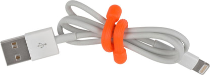 Gear Tie Original ProPacks - Reusable Rubber Twist Ties for Indoor & Outdoor Use - Bendable Wire Interior - Durable Rubber Exterior - Secure Grip - Black, 18" (6 Pack)