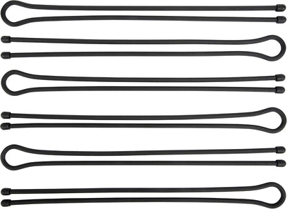 Gear Tie Original ProPacks - Reusable Rubber Twist Ties for Indoor & Outdoor Use - Bendable Wire Interior - Durable Rubber Exterior - Secure Grip - Black, 18" (6 Pack)