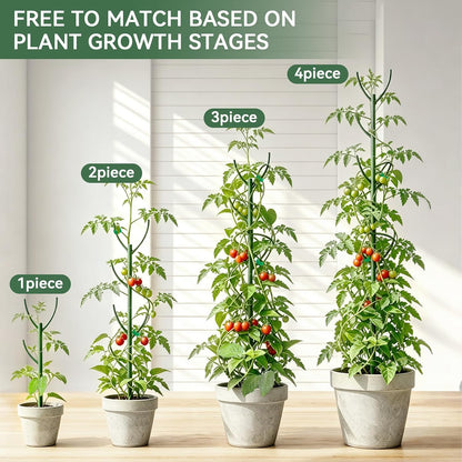 15 Pack Stackable Monstera Plant Support,Adjustable Plant Support Pole