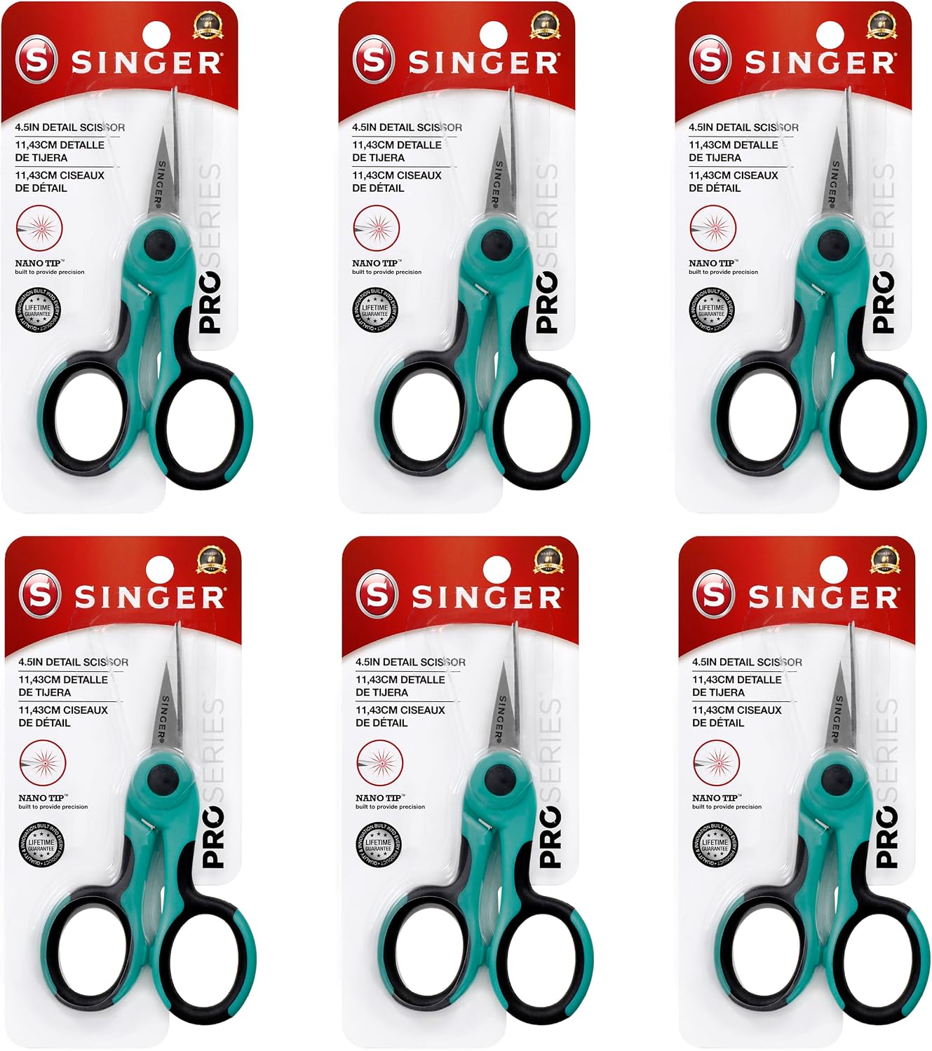 4-1/2 inch ProSeries™ Scissor with NANO Tip™ Comfort Grip