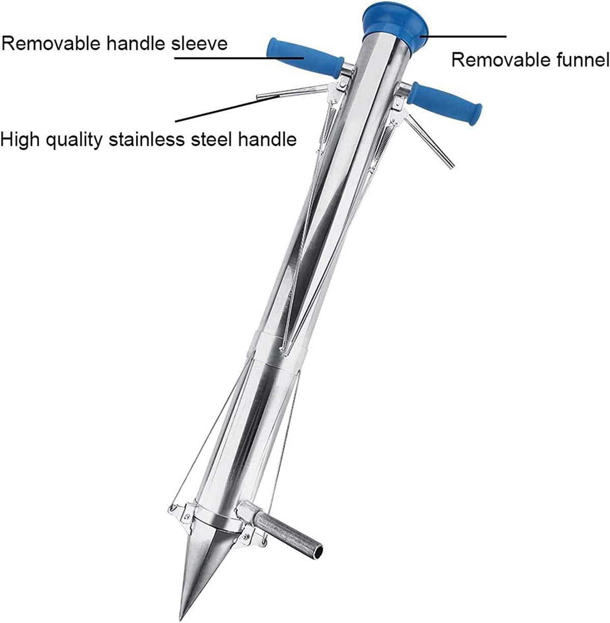 Seedling Transplanter, Stand Up Bulb Planter, Seedling Transplanter, Long Handled Sponge Handles, Long Handled Stainless Steel, Transplanting Tool