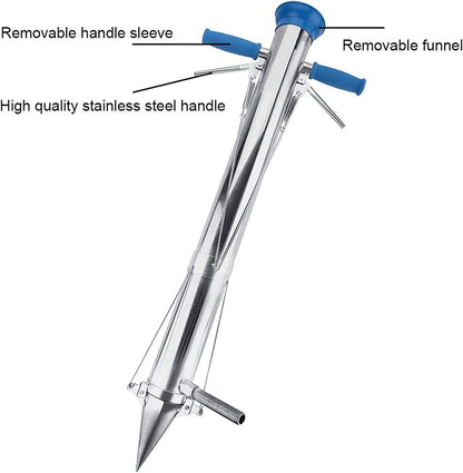 Seedling Transplanter, Stand Up Bulb Planter, Seedling Transplanter, Long Handled Sponge Handles, Long Handled Stainless Steel, Transplanting Tool