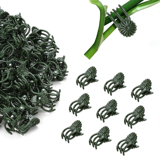 Plant Clips Orchid Clips 60PCS Plant Clips for Climbing Green Plants Orchid Clips for Plants Support Garden Clips Plant Support Clips Vine Clips Plant Clips for Outdoor Plants Support Stem Vines Stalk