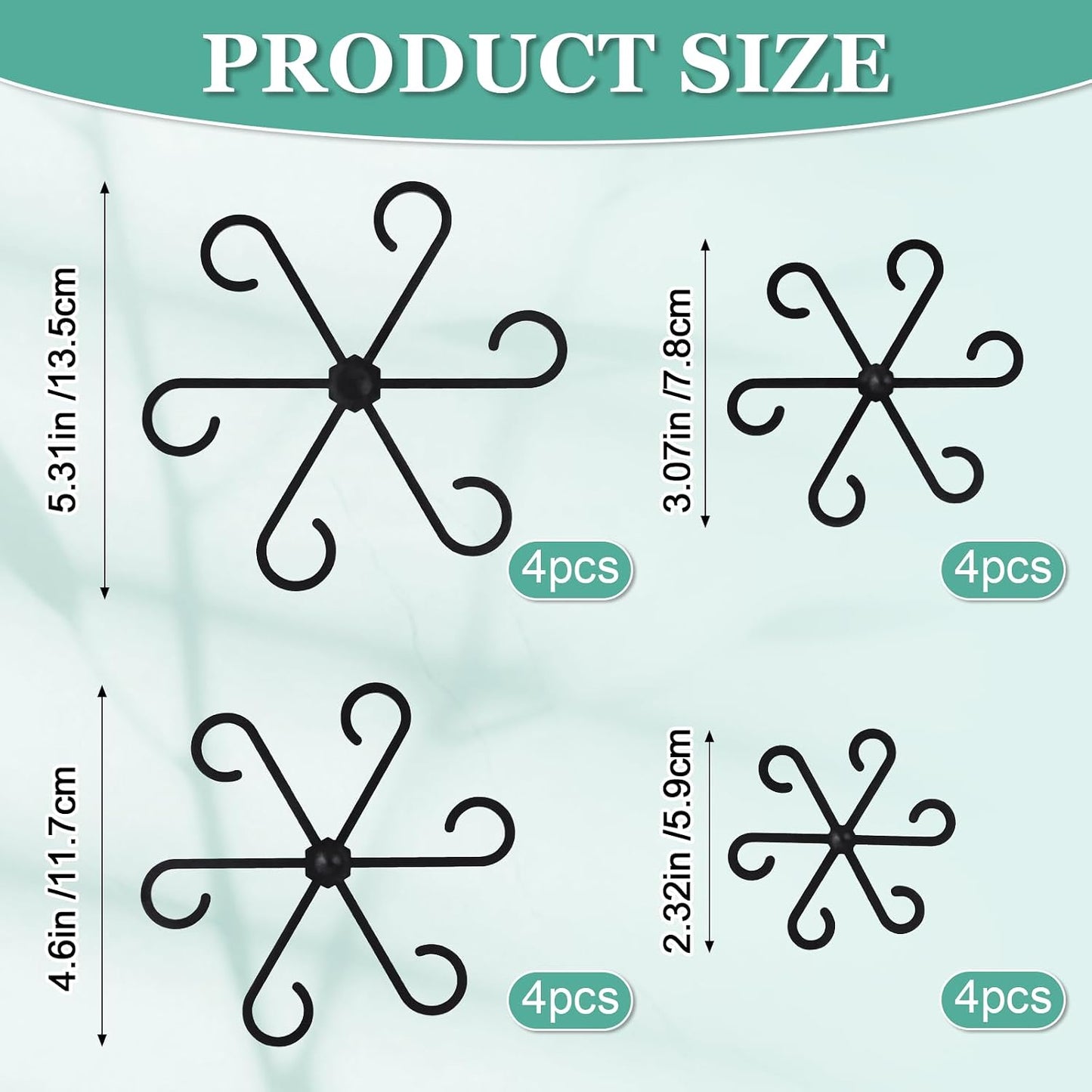 8PCS Plant Stem Support, Monstera Plant Support Clips for Indoor Plants
