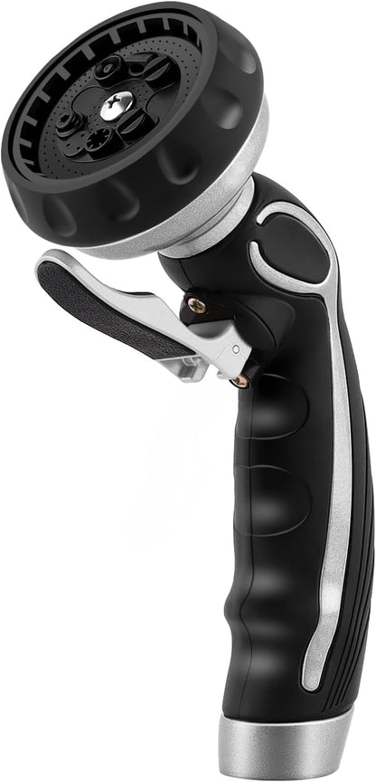 Hose Nozzle with Easy Self-Lock Trigger, Heavy Duty Water Sprayer