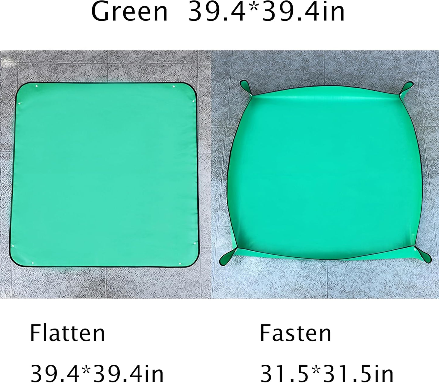 39.4" x 39.4" Large Plant Repotting Mat for Indoor Plants, Portable and Foldable Gardening mat, Waterproof Transplanting Potting Mat Gardening Tools Gifts for Gardener