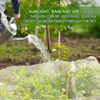 4 x 25 ft Garden Netting Row Cover, Ultra Fine Mesh for Plants