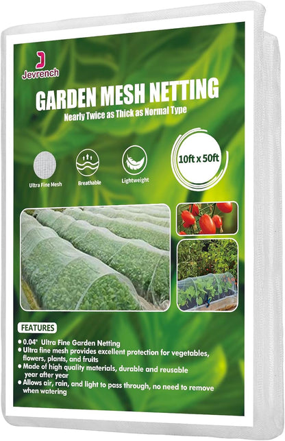 4 x 25 ft Garden Netting Row Cover, Ultra Fine Mesh for Plants