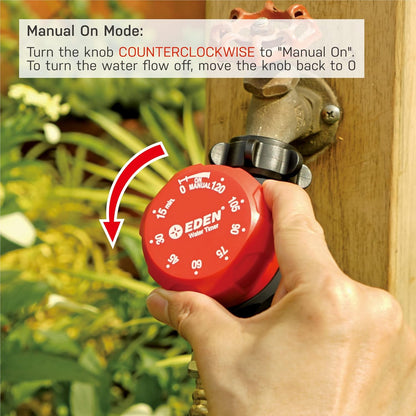 25118 1-Zone Mechanical Watering Timer, Red, Grey