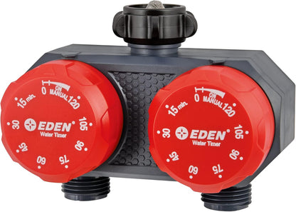 25118 1-Zone Mechanical Watering Timer, Red, Grey