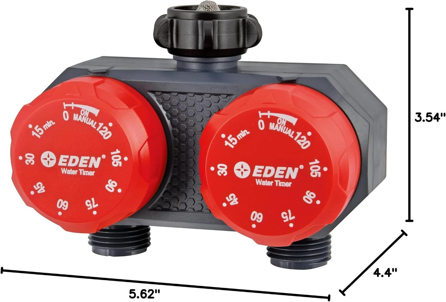 25118 1-Zone Mechanical Watering Timer, Red, Grey