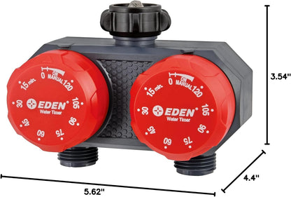 25118 1-Zone Mechanical Watering Timer, Red, Grey
