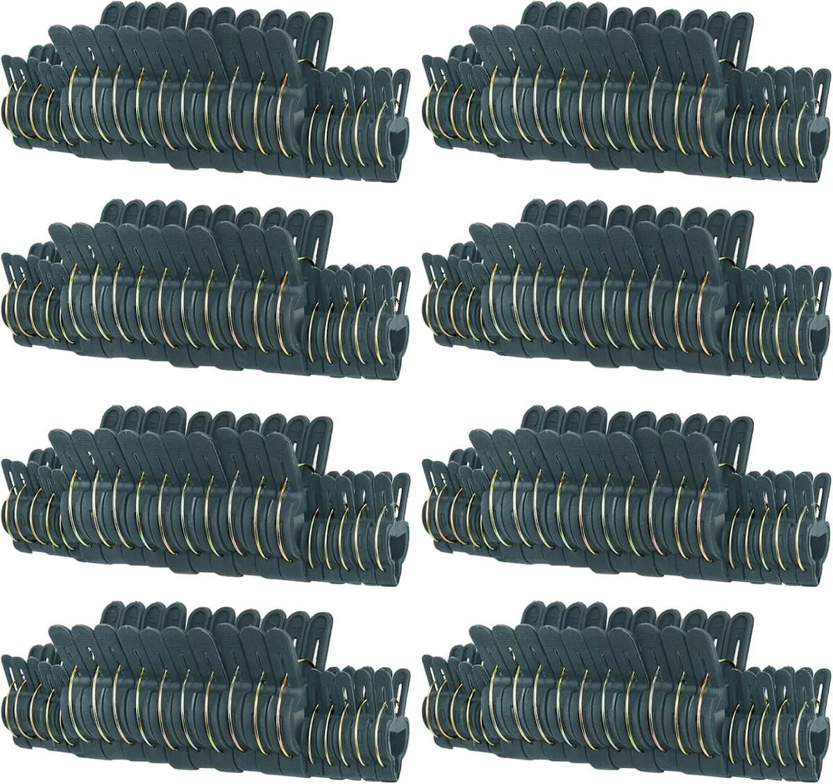 160 Piece Efficient Gardening Plant & Flower Spring Clips - for Supporting or Straightening Plant Stems, Stalks, and Vines