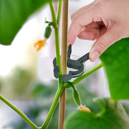 160 Piece Efficient Gardening Plant & Flower Spring Clips - for Supporting or Straightening Plant Stems, Stalks, and Vines