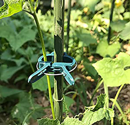 160 Piece Efficient Gardening Plant & Flower Spring Clips - for Supporting or Straightening Plant Stems, Stalks, and Vines
