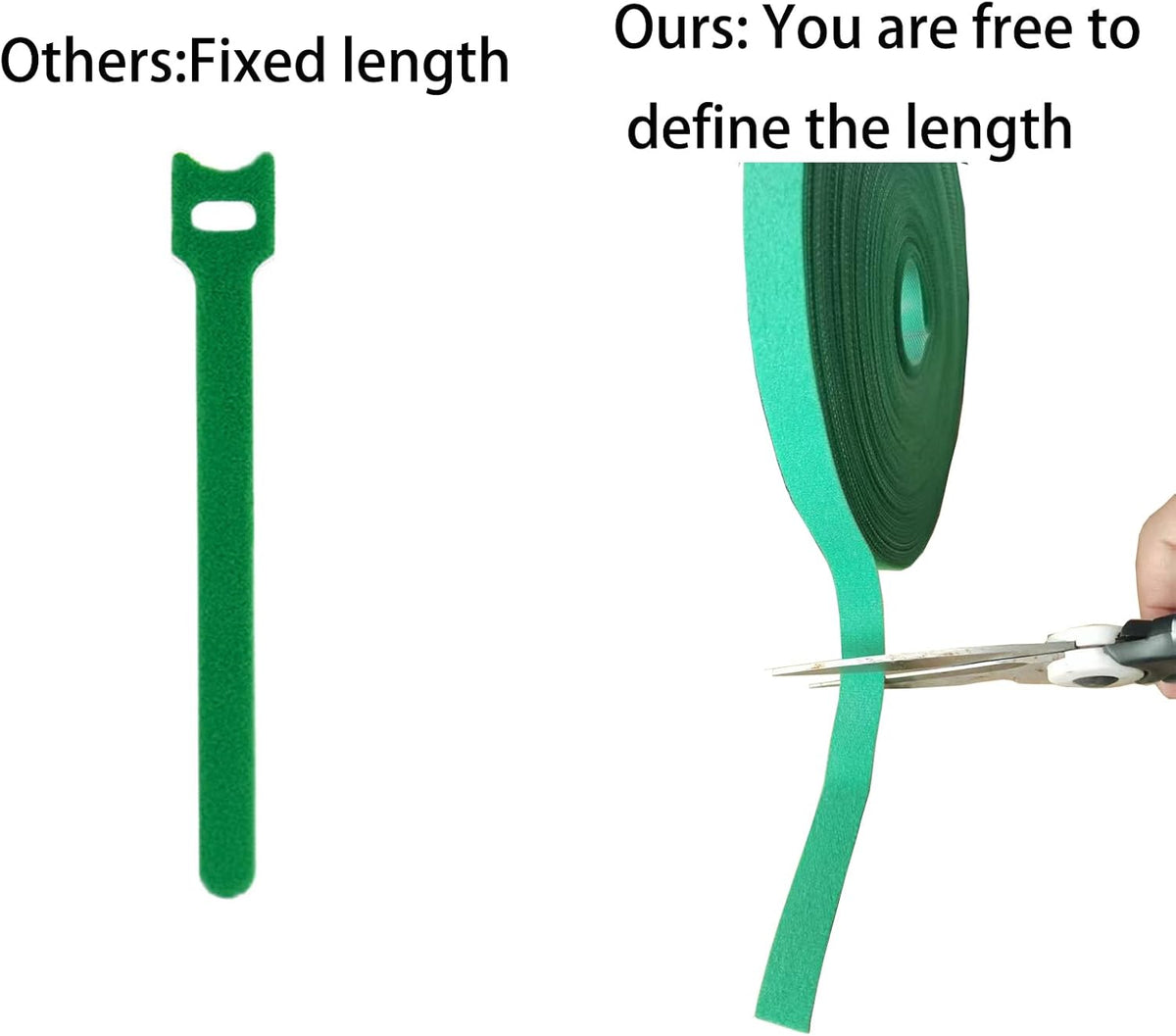 Plant Tape for Supporting Plants - 1/2" x 66ft Reusable Soft Garden Tie