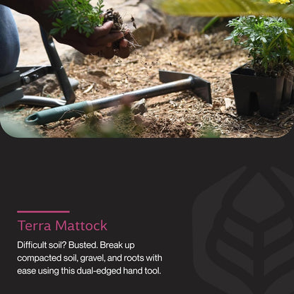 Terra Tiller Hand Cultivator, Rust-Resistant, ITT-4T