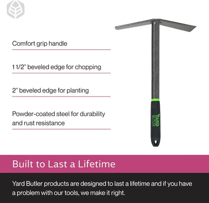 Terra Tiller Hand Cultivator, Rust-Resistant, ITT-4T